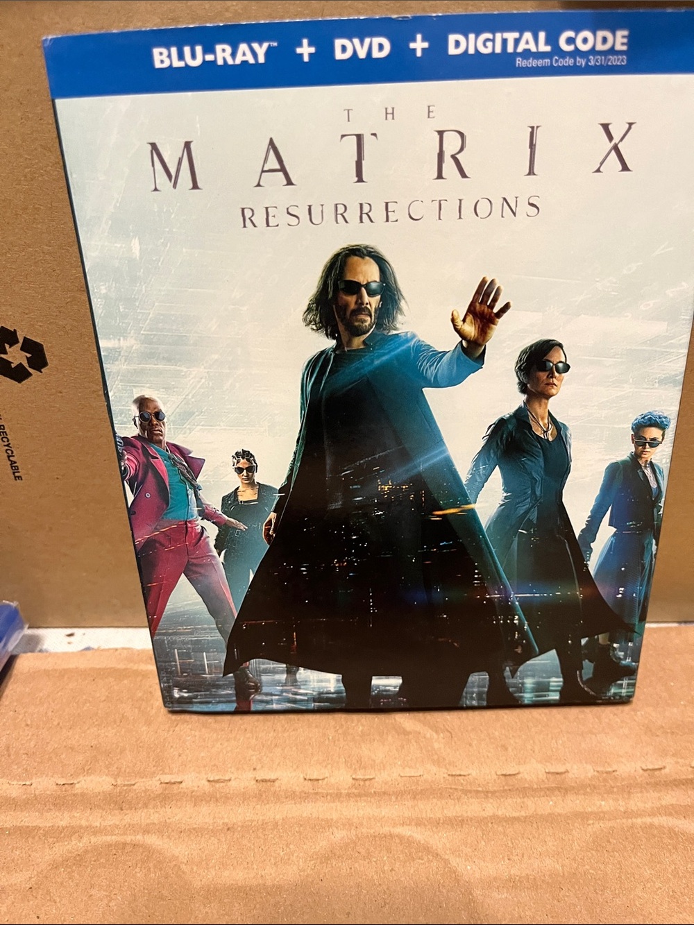 The Matrix Resurrections Art Print Blu-ray Cover - Black